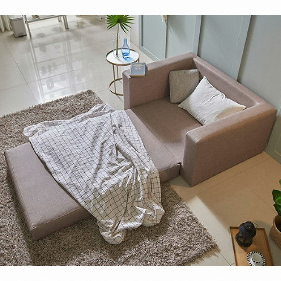 삼익가구 루미 접이식 가죽 소파베드 2인용_이미지