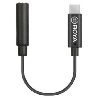 BOYA BY-K6 3.5mm TRS <b>DJI</b> 오즈모 포켓 오디오 변환 어댑터