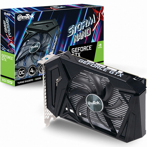 이엠텍 지포스 GTX 1650 SUPER STORM X NANO OC D6 4GB_이미지
