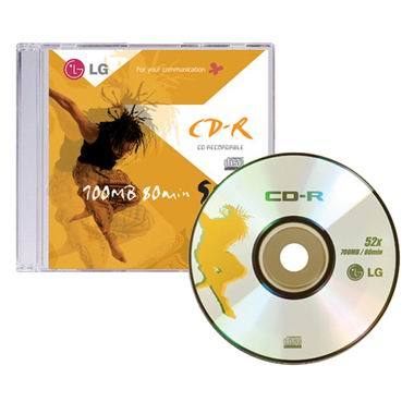 LG상사 CD-R 700MB 52x 슬림 New (10장)_이미지