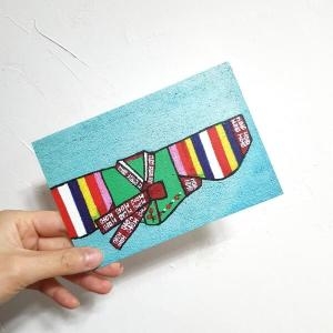 김하다 색동저고리 한국 엽서 카드이미지입니다. 누르면 해당 게시물로 새창이동합니다.