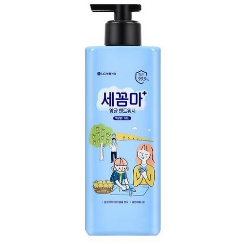 LG생활건강 온더바디 세꼼마 항균 핸드워시 레몬버베나향 480ml (1개)