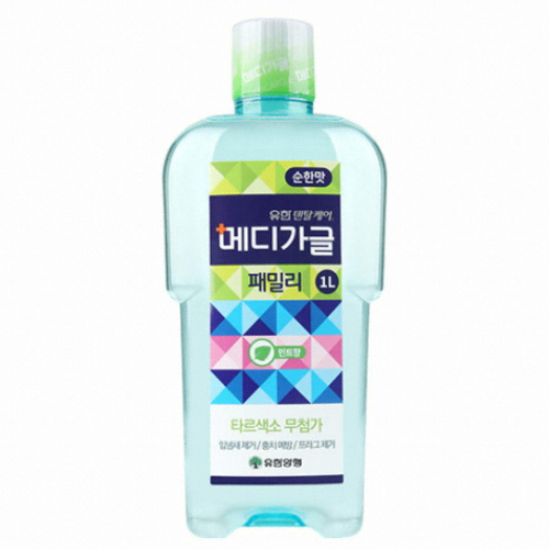 덴탈케어 메디가글 패밀리 민트향 1L