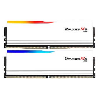 G.SKILL DDR5-5200 CL40 RIPJAWS M5 RGB 화이트 패키지