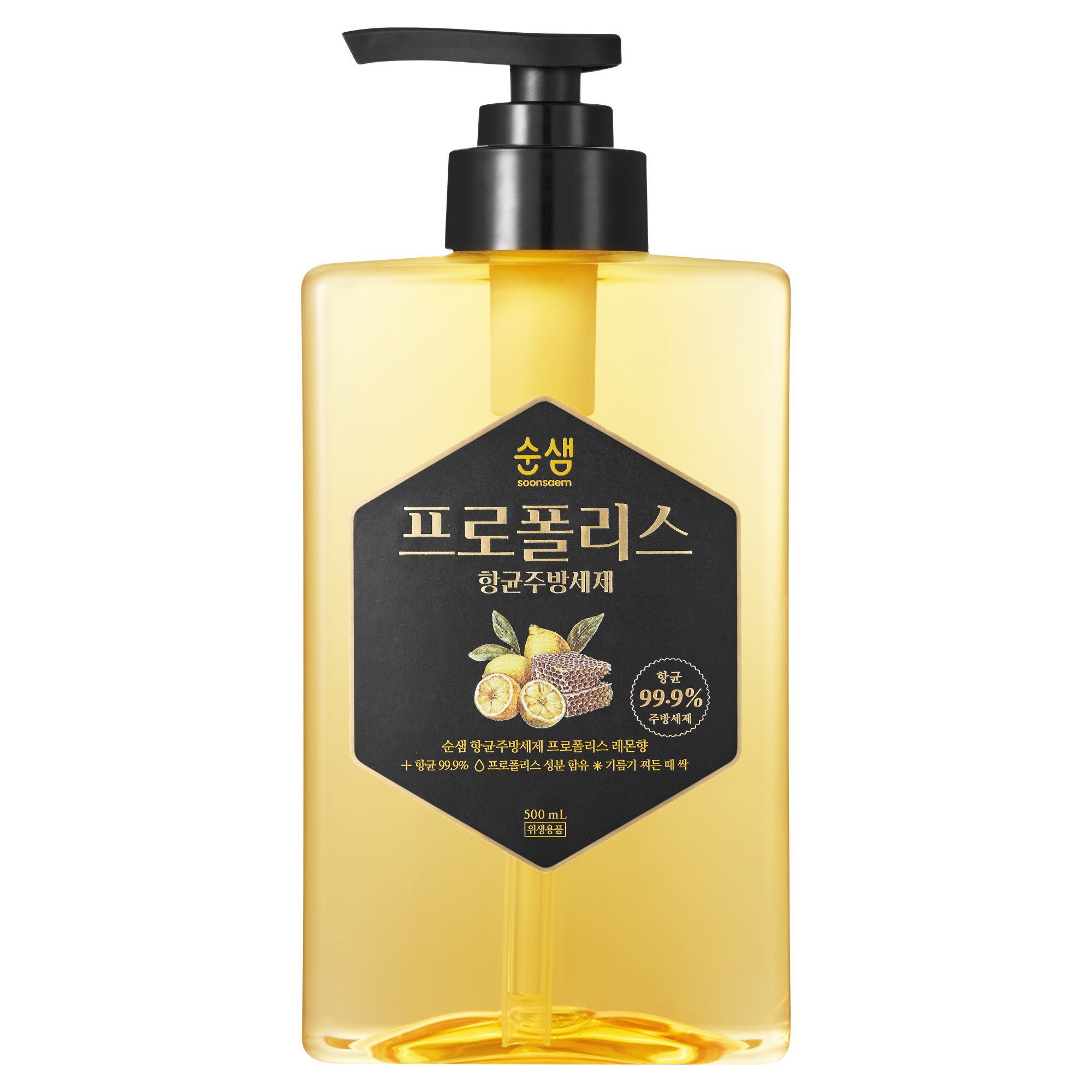 순샘 프로폴리스 항균 주방세제 레몬향 500ml