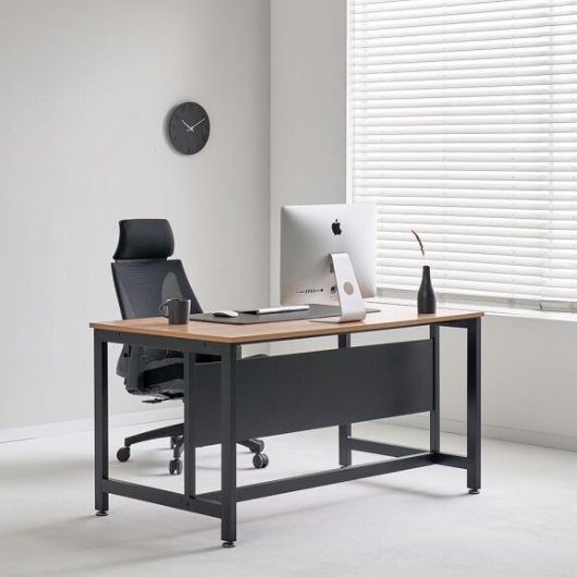 TS퍼니처 TS-03 LPM 가림막 철재 책상 (1600x800)_이미지