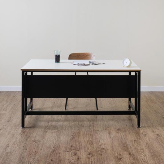 TS퍼니처 TS-03 LPM 가림막 철재 책상 (1600x800)_이미지