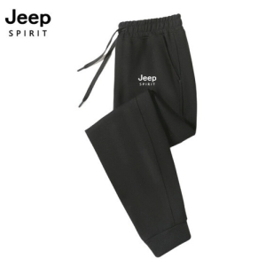 JEEP 스피릿 하이웨스트 순면 조거팬츠 블랙 JSSPPT236