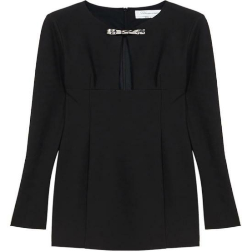 블루마린 미디 원피스 2A520A N0990 BLACK Black_이미지