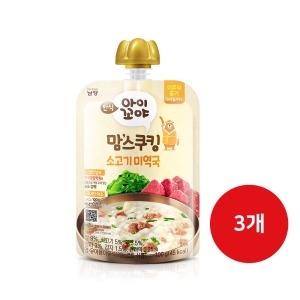 남양유업 맘스쿠킹 소고기 미역국 100g (3개)_이미지