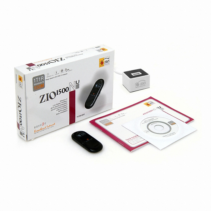 Bless ZIO 1500NU USB 2.0 무선랜카드 패키지 (+ USB 연장 크래들)_이미지
