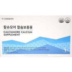 김정문알로에 칼슈모어 칼슘보충용 2.8g 90포 (1개)