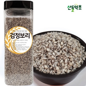산들약초 국산 검정보리 1kg 검은보리쌀 흑보리 블랙보리 잡곡 햇보릿쌀_이미지