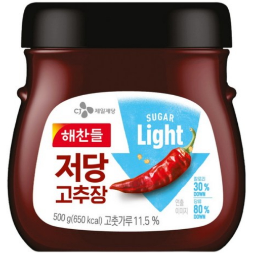 해찬들 저당 고추장 500g이미지입니다. 누르면 해당 게시물로 새창이동합니다.