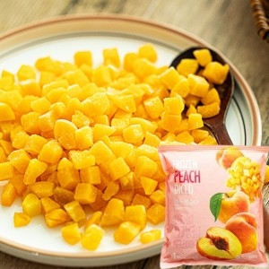 CJ프레시웨이 이츠웰 CJ 한입 냉동 복숭아 다이스 (1kg,2개)
