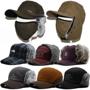 우야몰 방한모자/귀달이모자/넥워머/등산 겨울모/털_이미지