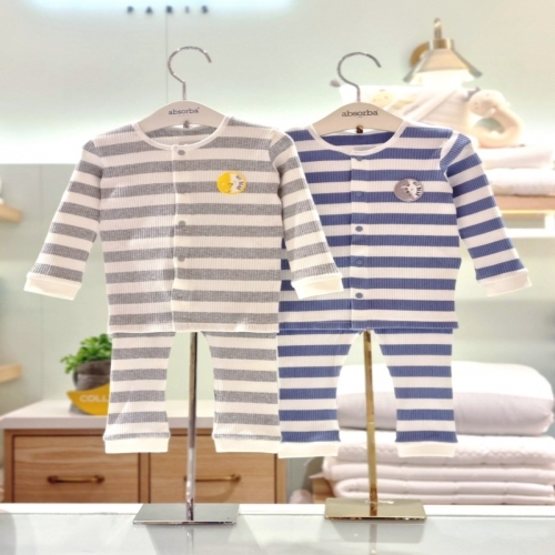 압소바 HK 쌍둥이선물 블로레 레이팅코튼모달 슬림내의세트 25년가을 A2C10386P_이미지