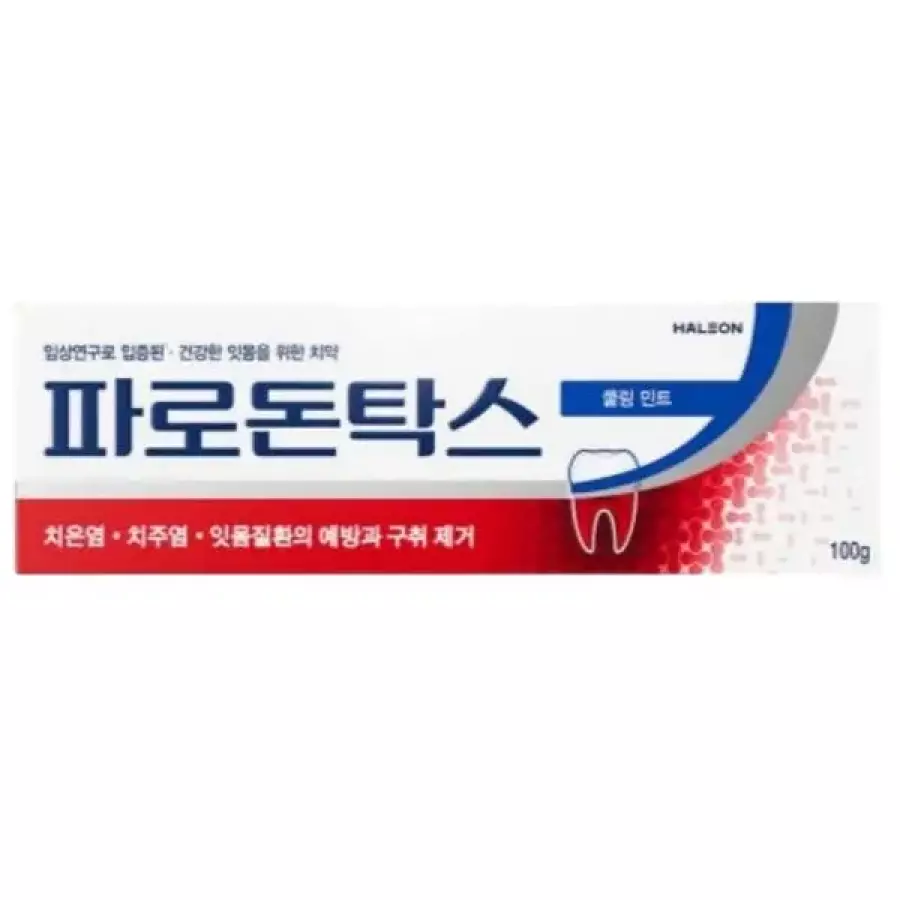 파로돈탁스 데일리 후로라이드 쿨링민트 치약 100g (8개)