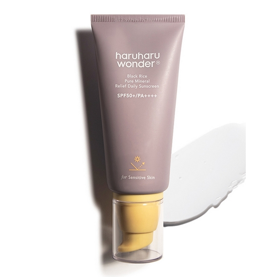 하루하루 원더 블랙라이스 퓨어 미네랄 릴리프 데일리 선스크린 50ml (1개)_이미지