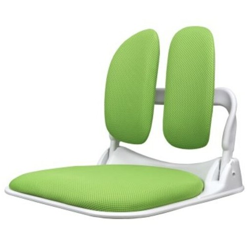 갤러리데코 듀얼백 화이트바디 접이식 좌식의자 (메쉬등판)_이미지