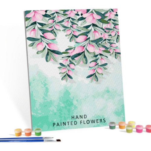 알파웨이 아이러브페인팅 DIY 캔버스형 그림그리기 담쟁이 꽃넝쿨