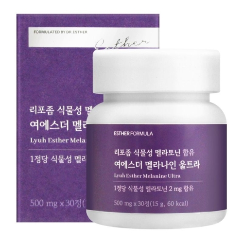 에스더포뮬러 리포좀 식물성 멜라토닌 함유 여에스더 멜라나인 울트라 30정 (1개)_이미지