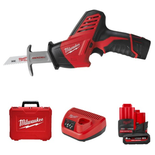 밀워키 C12 HZ (5.0Ah+2.5Ah, 배터리 2개)