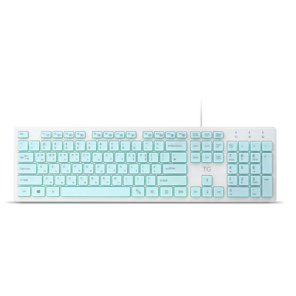 TG삼보 TG-K500U 유선 키보드 (민트)_이미지