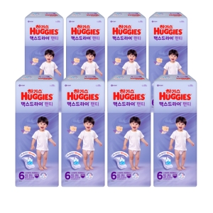 하기스 2025 맥스드라이 팬티형 6단계-남아용 (304매)_이미지