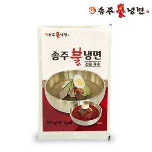 송주불냉면 프리미엄 소고기 냉면육수 350g 5팩