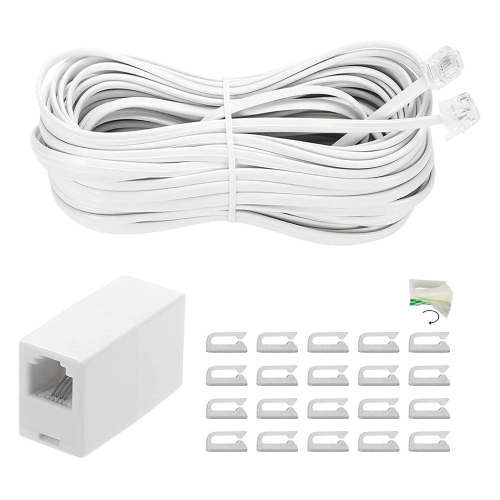 대우테크 전화선연장 RJ11 6P4C (20m)