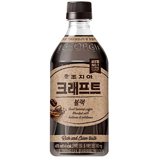 코카콜라음료 크래프트 블랙 470ml (24개)