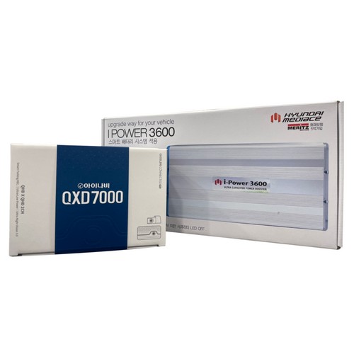 팅크웨어 아이나비 QXD7000 2채널 + 캐패시터 패키지