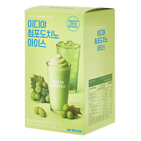 이디야 청포도치노 아이스 40T이미지입니다. 누르면 해당 게시물로 새창이동합니다.