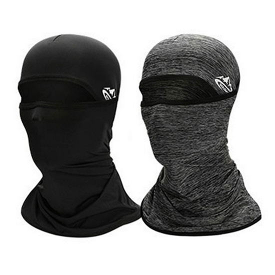 위너리스 고탄력 쿨 바라클라바 쿨목토시 얼굴햇빛가리개 (블랙+멜란지그레이)