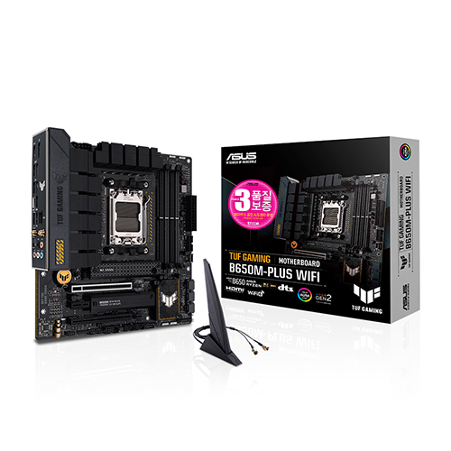 ASUS TUF Gaming B650M-PLUS WIFI STCOM이미지입니다. 누르면 해당 게시물로 새창이동합니다.
