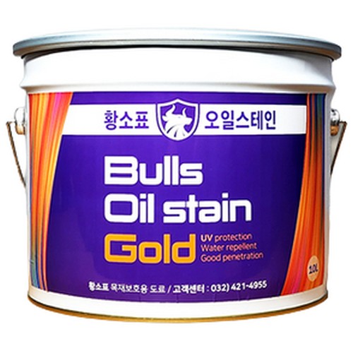 황소표 오일스테인 골드 (10L)_이미지