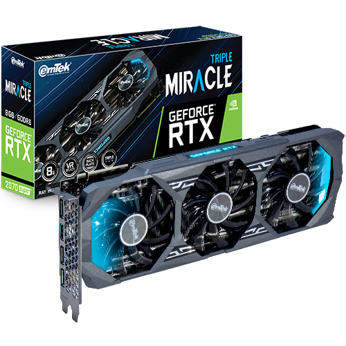 이엠텍 지포스 RTX 2070 SUPER MIRACLE D6 8GB TRIPLE