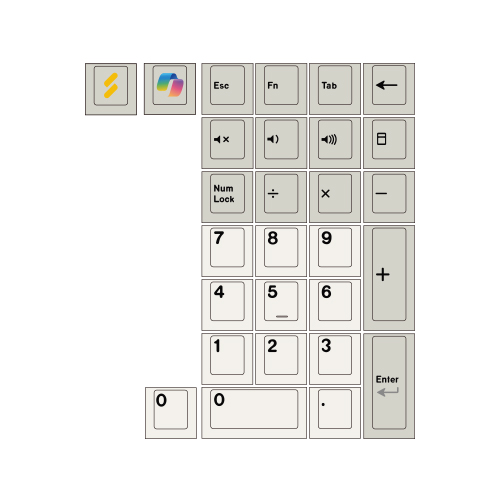 Soulcat 고함량 PBT 염료승화 키캡 28키 애드온킷 Classic Sprinkle