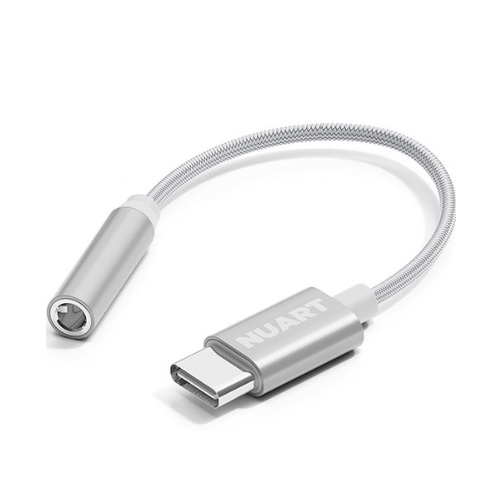 누아트 Type C to 3.5mm 젠더 (0.12m, 2개)