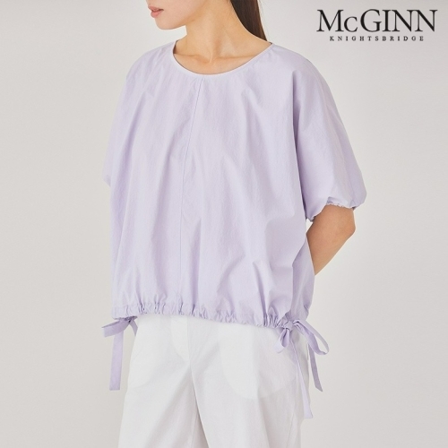 매긴 사이드 리본 블라우스_MI3M1BL5100