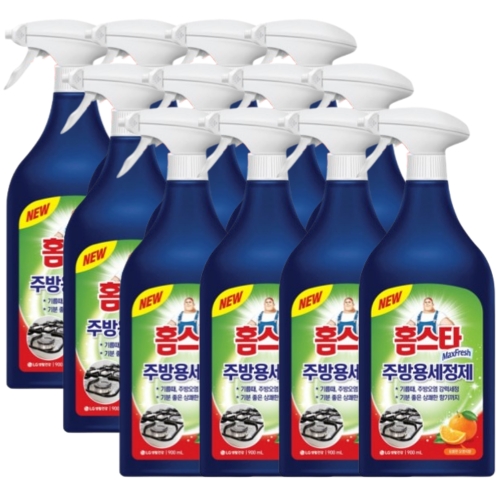 LG생활건강 홈스타 주방용 세정제 900ml (12개)