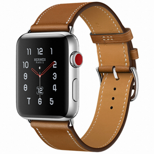 APPLE 워치 시리즈3 에르메스 42mm Cellular 스테인리스 스틸 (포브 바레이나 싱글투어)_이미지