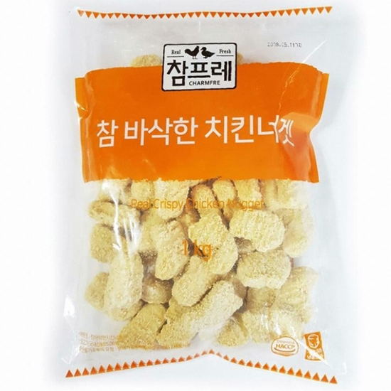 참프레 참 바삭한 치킨너겟 1kg (1개)_이미지