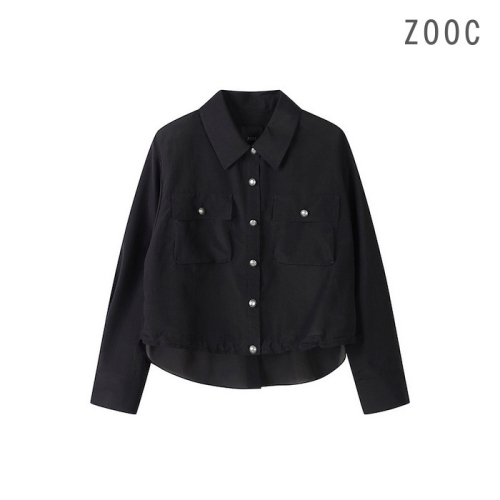 ZOOC 아웃포켓 포인트 점퍼 BK_V252MSJ931_이미지