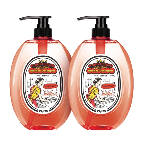 뷰카 베이킹소다 주방세제 자몽향 1050ml (2개)_이미지