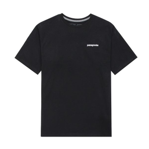 파타고니아 남성P6로고리스판서빌리반팔티셔츠블랙38504BLK