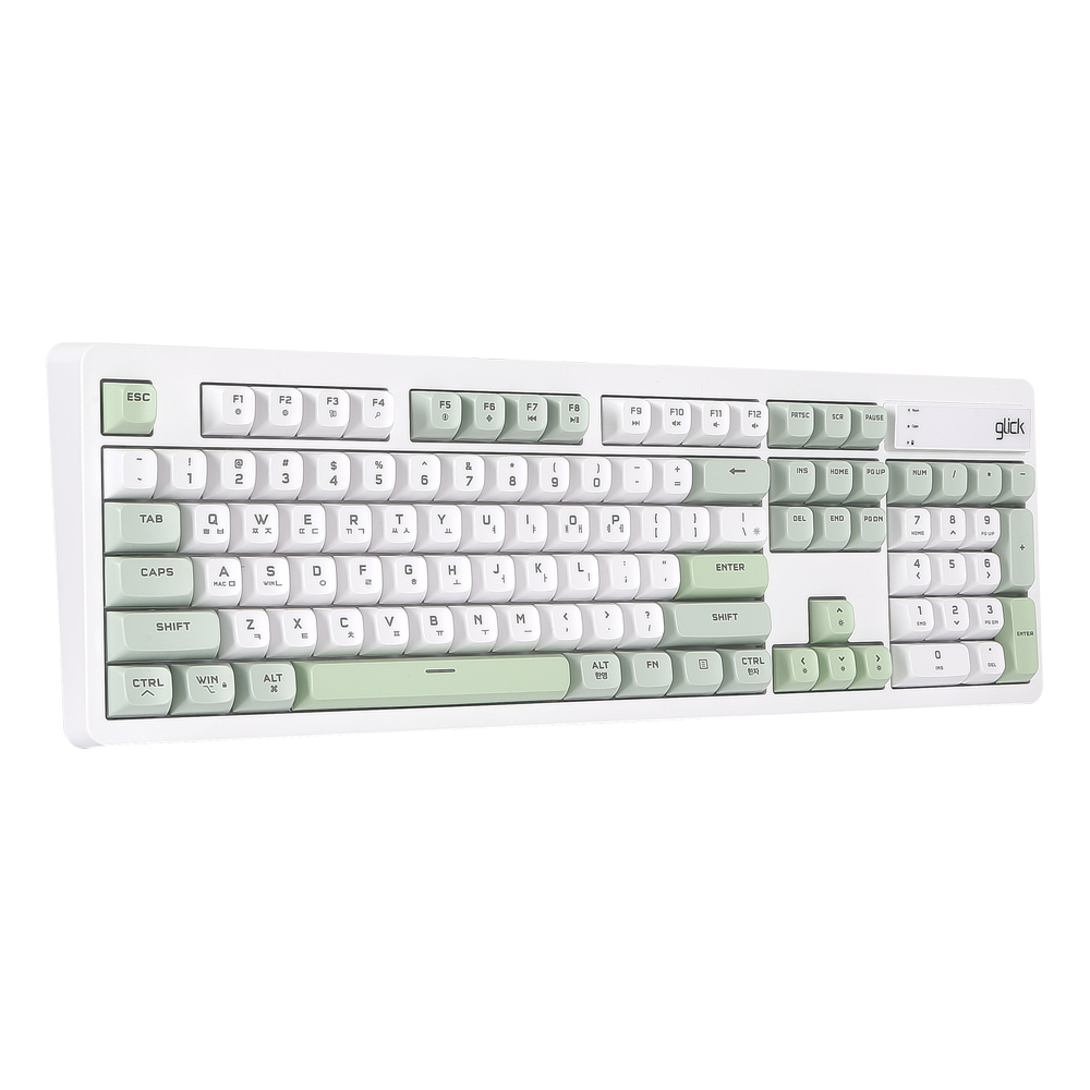 지클릭커 OFFICEPRO WK50 사일런스 M RGB 무소음 방수 무선 블루투스 104 (Greenwich)_이미지