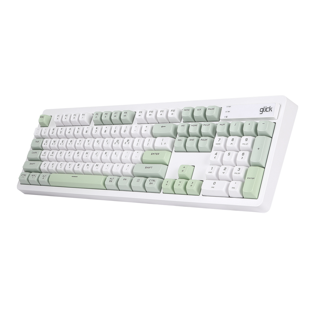 지클릭커 OFFICEPRO WK50 사일런스 M RGB 무소음 방수 무선 블루투스 104 (Greenwich)_이미지