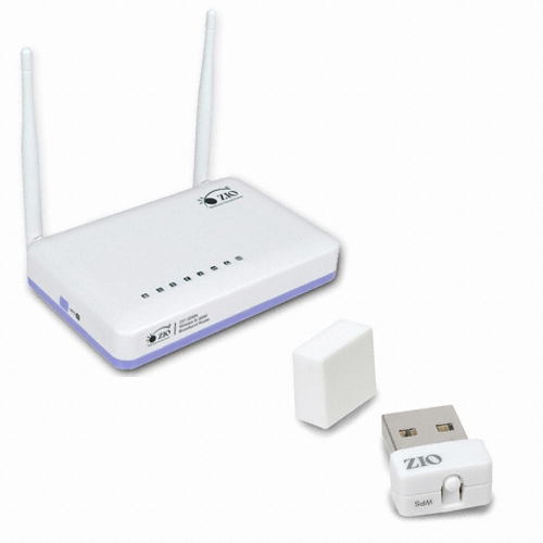 Bless ZIO 3200N 공유기 패키지 (+ 1570NU USB 2.0 무선랜카드)_이미지
